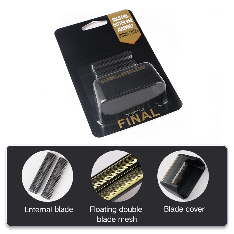 Professionele 5-sterren service finale scheerapparaat vervangende folie en mes snijkop voor Wahl 8164 tondeuse kapperaccessoires