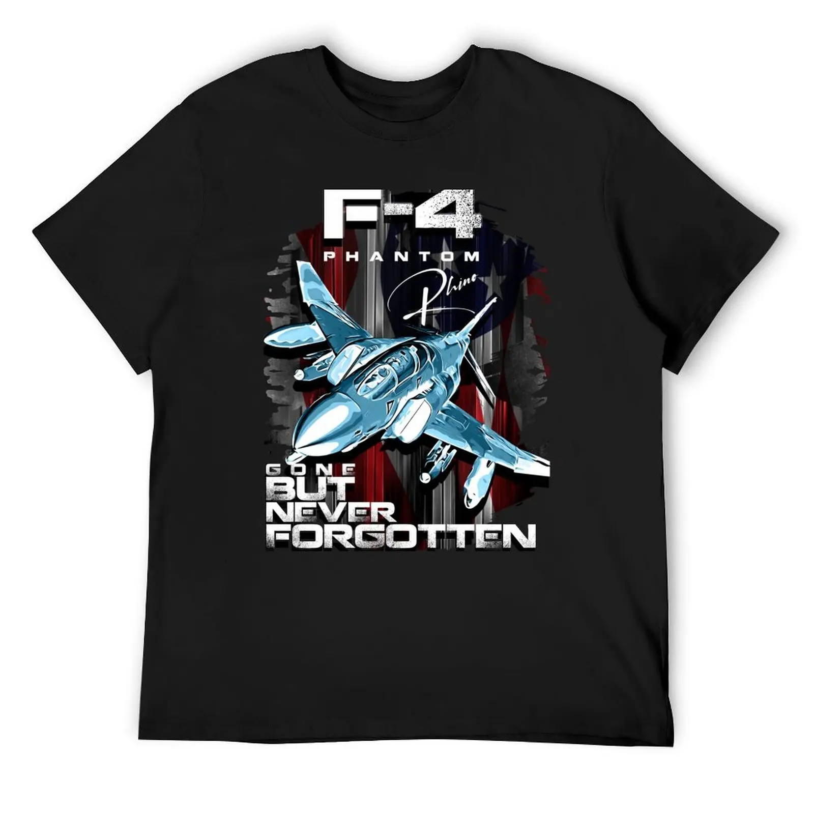 

McDonnell F-4 Phantom nicknamed Rhino Gone But Never Forgotten T-Shirt vintage graphic tee clothes Men's t-shirts