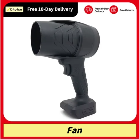 Мощный турбовентилятор 1000 Вт, тяга 500 г, турбовентилятор с бесступенчатой скоростью, ручной мини-вентилятор для листьев, аккумулятор Makita топ 12 100-мм вентилятор 220 В - №10