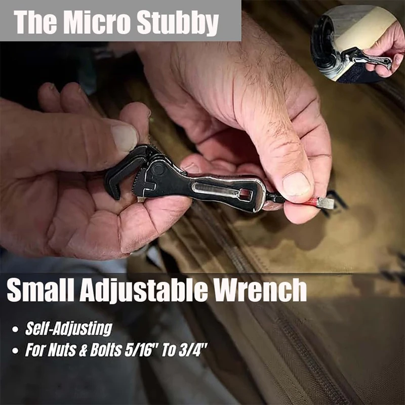 PORK-The Mini Stubby, Mini Self Adjustingประแจ, Mini Stubbyประแจ, Mini Stubby Pipe Viseประแจ, ประแจแบบพกพา
