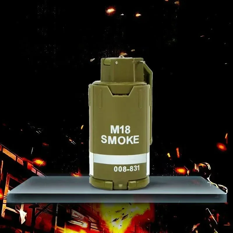 M18 Smoke Paintballs Water Gel Grenade Model، لعبة عسكرية للبالغين والأطفال، دعامة CS، هدية مضحكة، ملحقات Airsoft