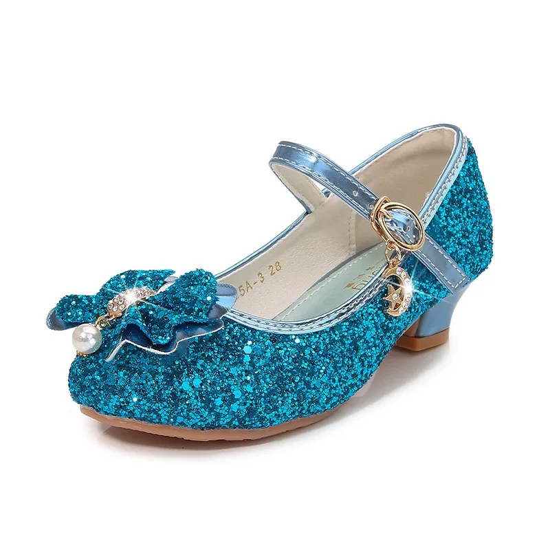 Baby Girls Princess Shoes Party Butterfly Crystal High Heels Sandal  Children Dance Glitter Diamond Shoe Kids Walk Show Shoes - AliExpress 1501