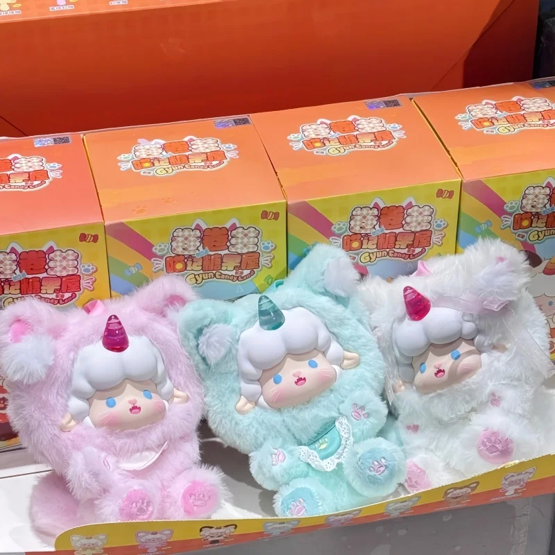 

Hot 2025 Genuine Rolled Sheep Cat Candy House Vinyl Series Blind Box High Quality Cute Figurine Bag Pendant Decoration Gifts