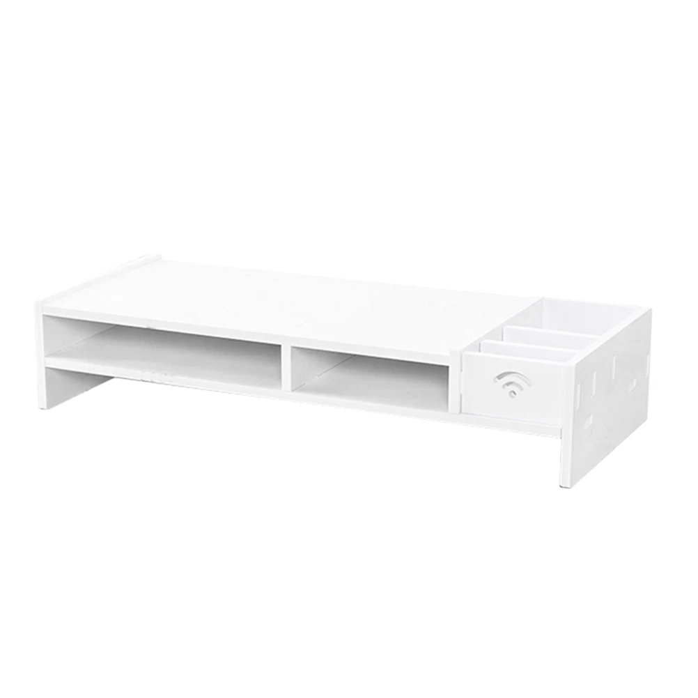 

Monitor Riser 48CM Adjustable Laptop Stand Storage Desk ganizer Cable Management Box Wire Container Surge Protector USB Hubs