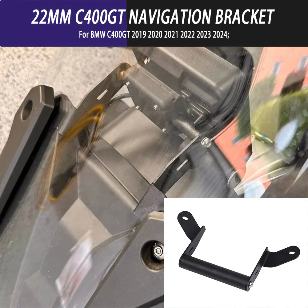 For BMW C400GT 2019 2020 2021 2022 2023 2024 Motorcycle Accessories Mobile Phone Holder Stand GPS Navigation Support Bracket
