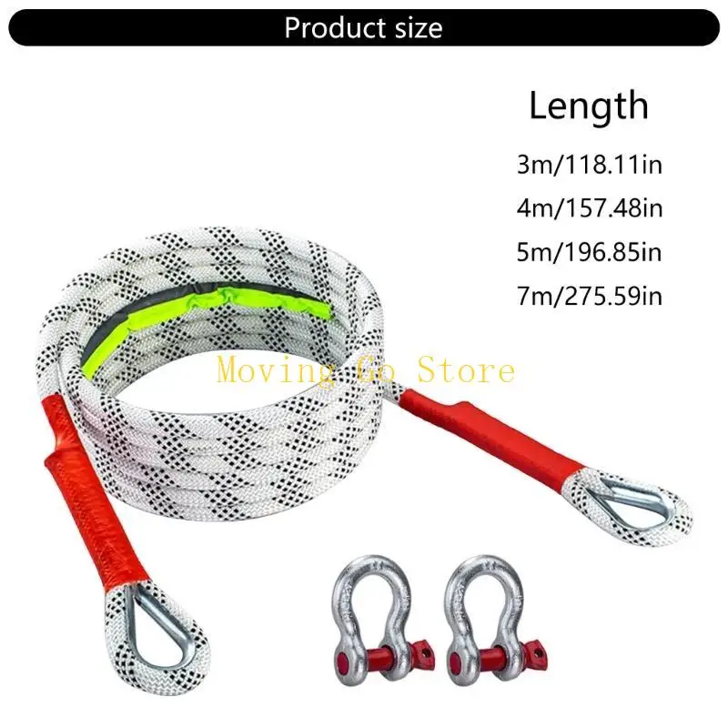 B5XD حزام حبل القطر B5xD للسيارة 10 طن طاقة سحب #6