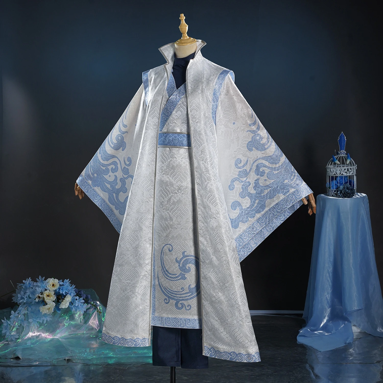 อะนิเมะภาพยนตร์ Nezha2 Aobing คอสเพลย์เครื่องแต่งกาย Han เสื้อผ้าจีน Hanfu Props Ne Zha เครื่องแต่งกายฮาโลวีน Party ผู้หญิงผู้ชายของขวัญ