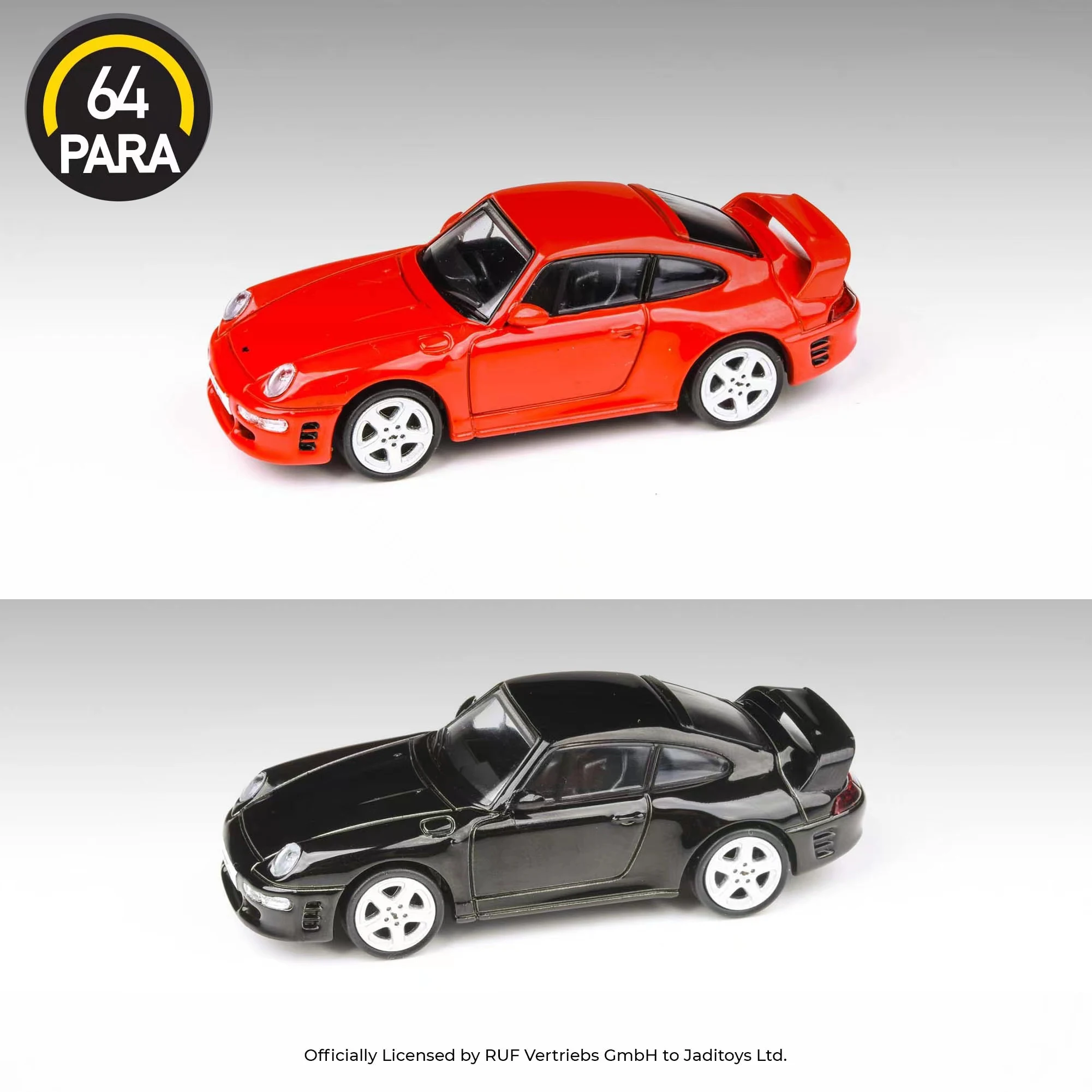 

Para64 1:64 Model Car RUF CTR2 RWB993 Alloy Die-cast Running Vehicle - LHD