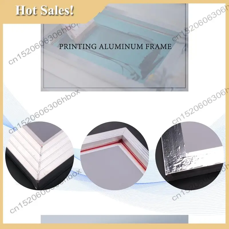 

-HOPE 2Pcs A4 Screen Printing Aluminum Frame Stretched 120T Silk Screen Polyester Screen For Printed Circuit Board
