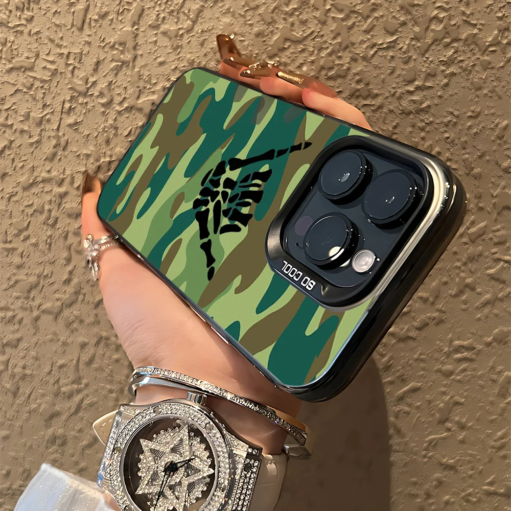 Parches tácticos IR funda de teléfono reflectante infrarroja para Oppo Realme 15 14 13 12 11 10 9i 8 8i C75 C65 C63 C55 C53 C35 Plus 4G 5G