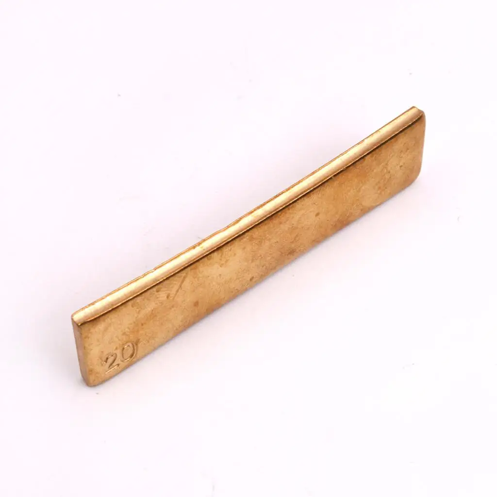 Guitar Fretboard Press Caul Brass Insert Luthier DIY Parts for Accurate Fretting and Guitar Construction