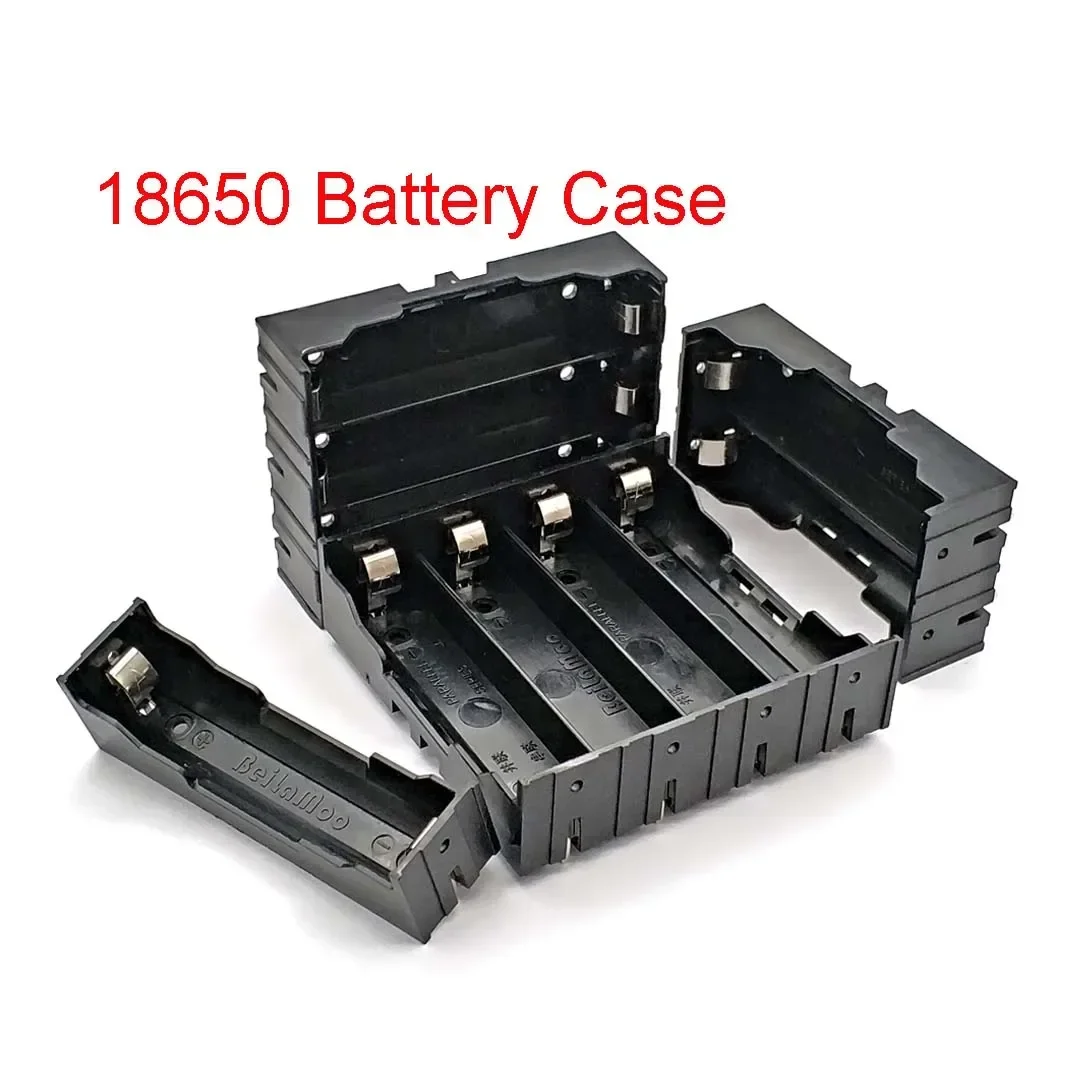 ABS 18650 Power Bank Cases 1X 2X 3X 4X 18650 DIY Battery Holder Storage Box Case 1 2 3 4 Slot Batteries Container with Hard Pin