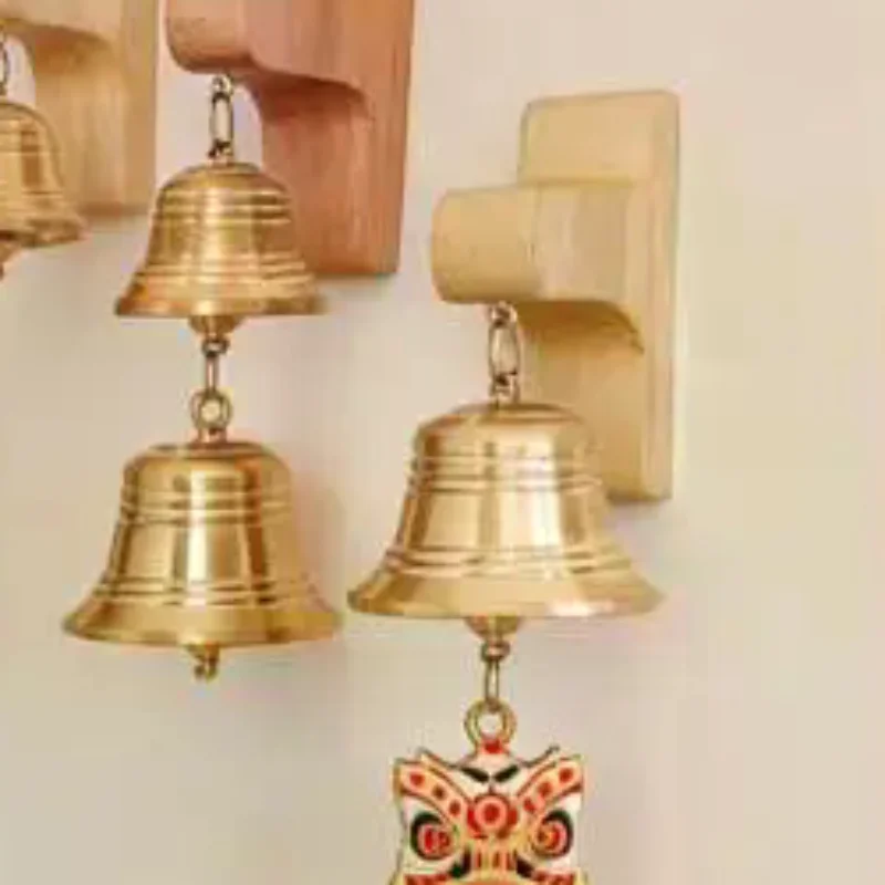 Wood Door Bell Japanese Wind Chime Wooden Door Bell Entry Door Reminder Doorbell Room Decorative Doorbell New Year Decorations