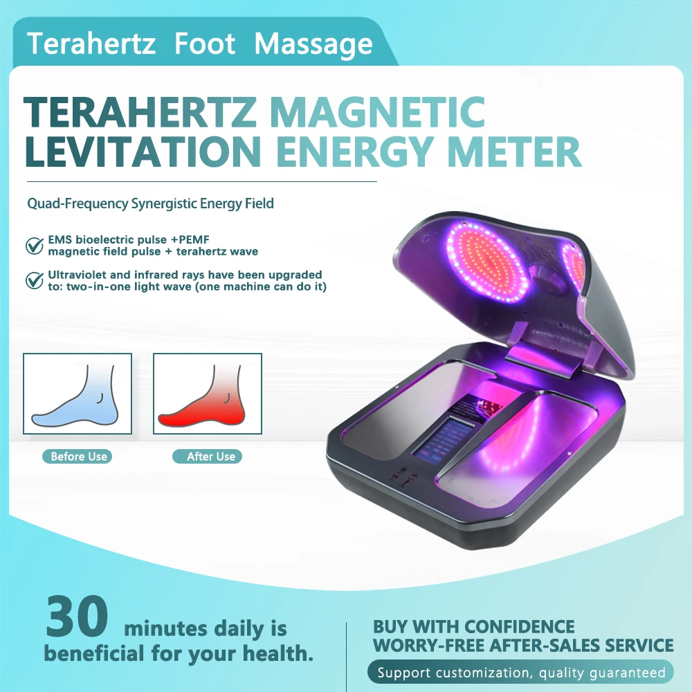 

Terahertz Bio Energy Gyromagnetic Frequency Rehabilitation Therapy Machine Electric Timed Light Therapy Foot Massager Machine