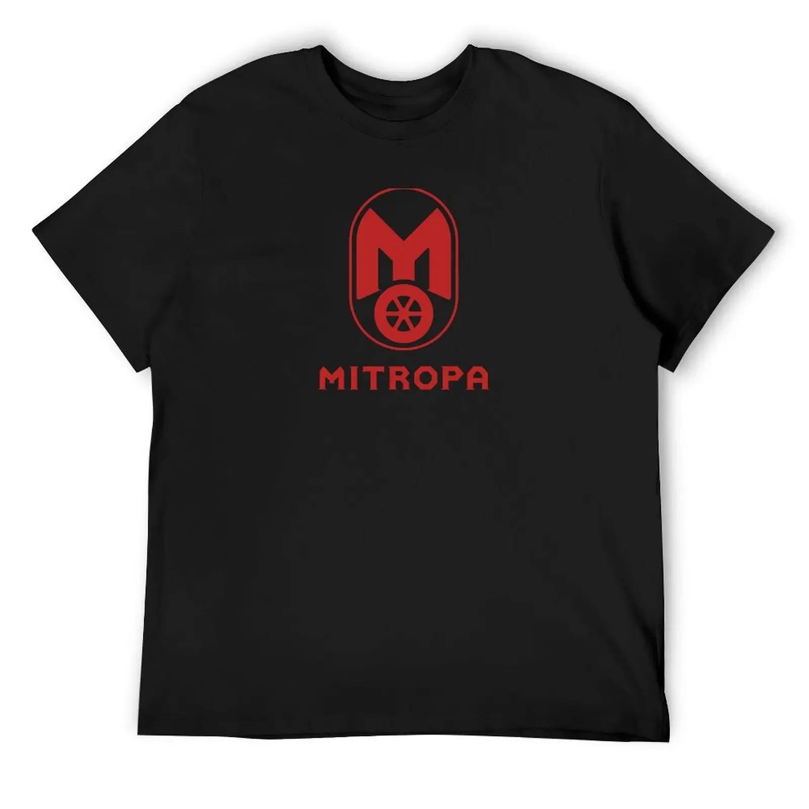 Moped Mitropa Logo (red) T-Shirt quick-drying shirts graphic tees summer top clothing for men