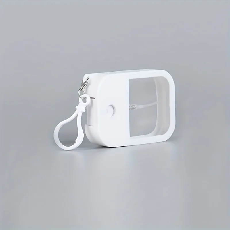 

1pc 38ml Versatile Clear Spray Bottle - Compact Card Shape - Refillable for Perfumes, Skincare & Sanitizers - Ideal for Travel &