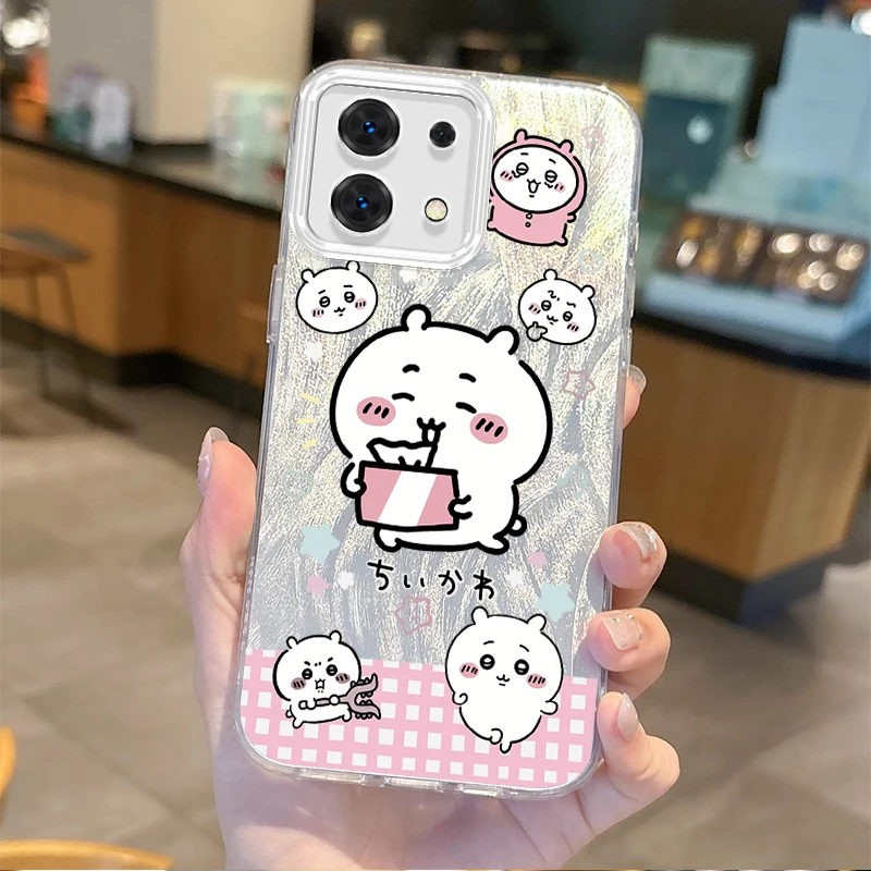 Cute J-Jiyikawas Cartoon Phone Case for Redmi Note13 12 11 10 9 ProPlus 13C 12C 10C 9C A2 A1 Gradient Hard Shockproof Back Cover image 2