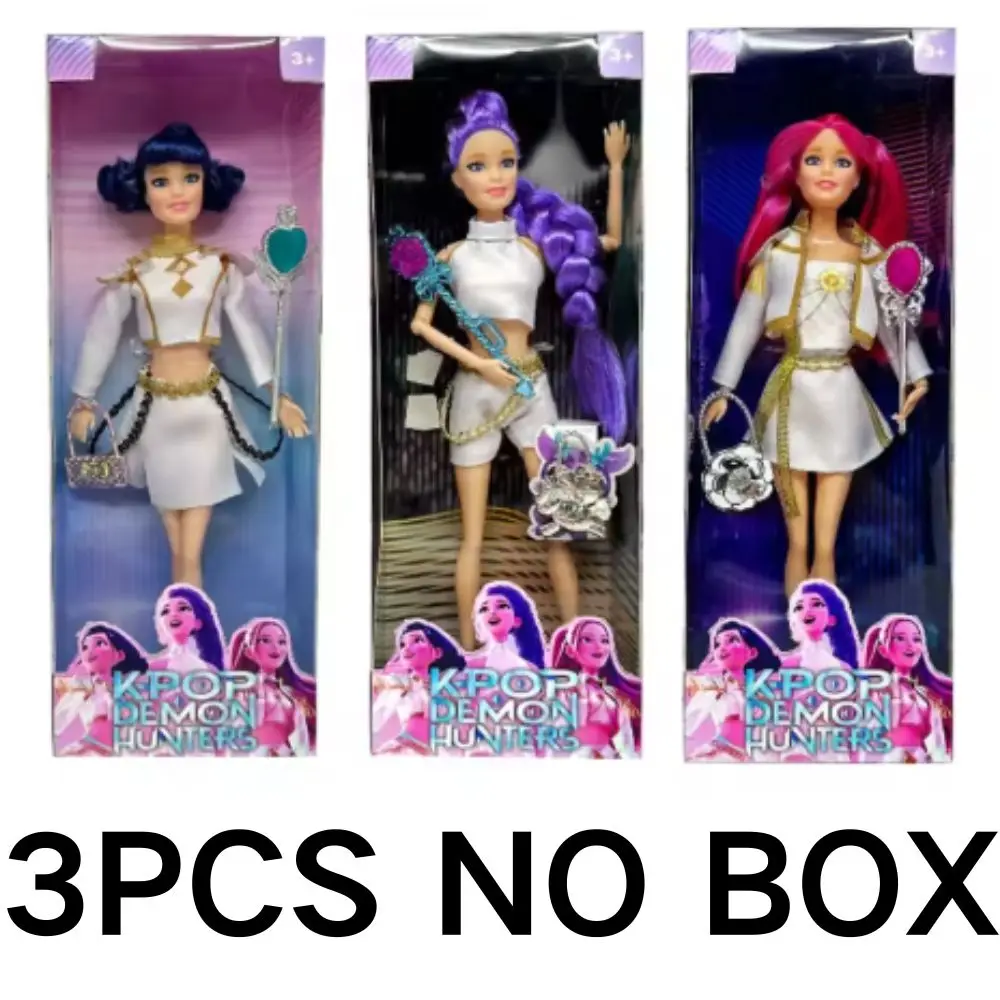 ドール玩具 KPOP デモンハンターズ アクションフィギュア おもちゃ ルミ ミラ ゾイ 美しいプリンセス 女の子用ベビー人形 プラスチック製DIYおもちゃ 女の子向け #