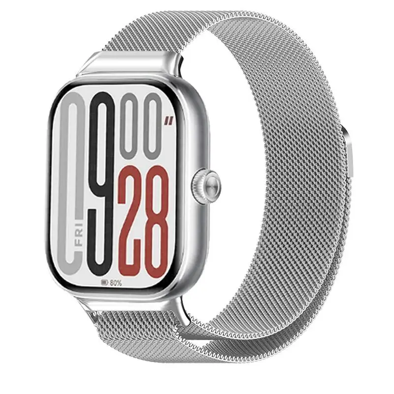 Milanese Loop Band Für Redmi Uhr 6 4 5 Smartwatch Armband Für Xiaomi Mi band 9 Pro 8 pro Armband metall Strap Zubehör – Detail 1