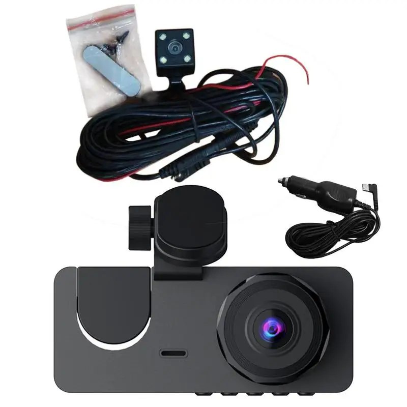 

Car Camera For Parking Monitoring High Definition Night Vision Driving Recorder Loop Recording Car Cam Auto Accessories For