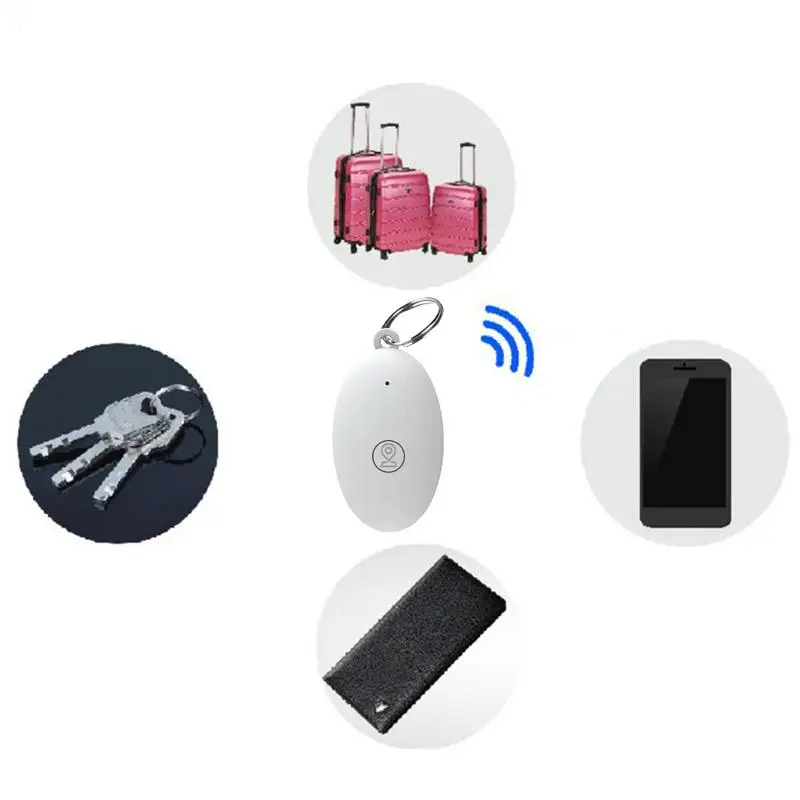 Key Finder For Purse Car Key Locator Device Two-way Alarm Phone Locating Tool For Bags Pets Portable Purse Tracking Device