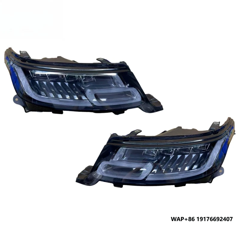 

Для Land Rover Range Rover Sport 2018-2022 светодиодные фары с четырьмя глазами L494 стиль "лазерные фары OEM LR099786 LR100992