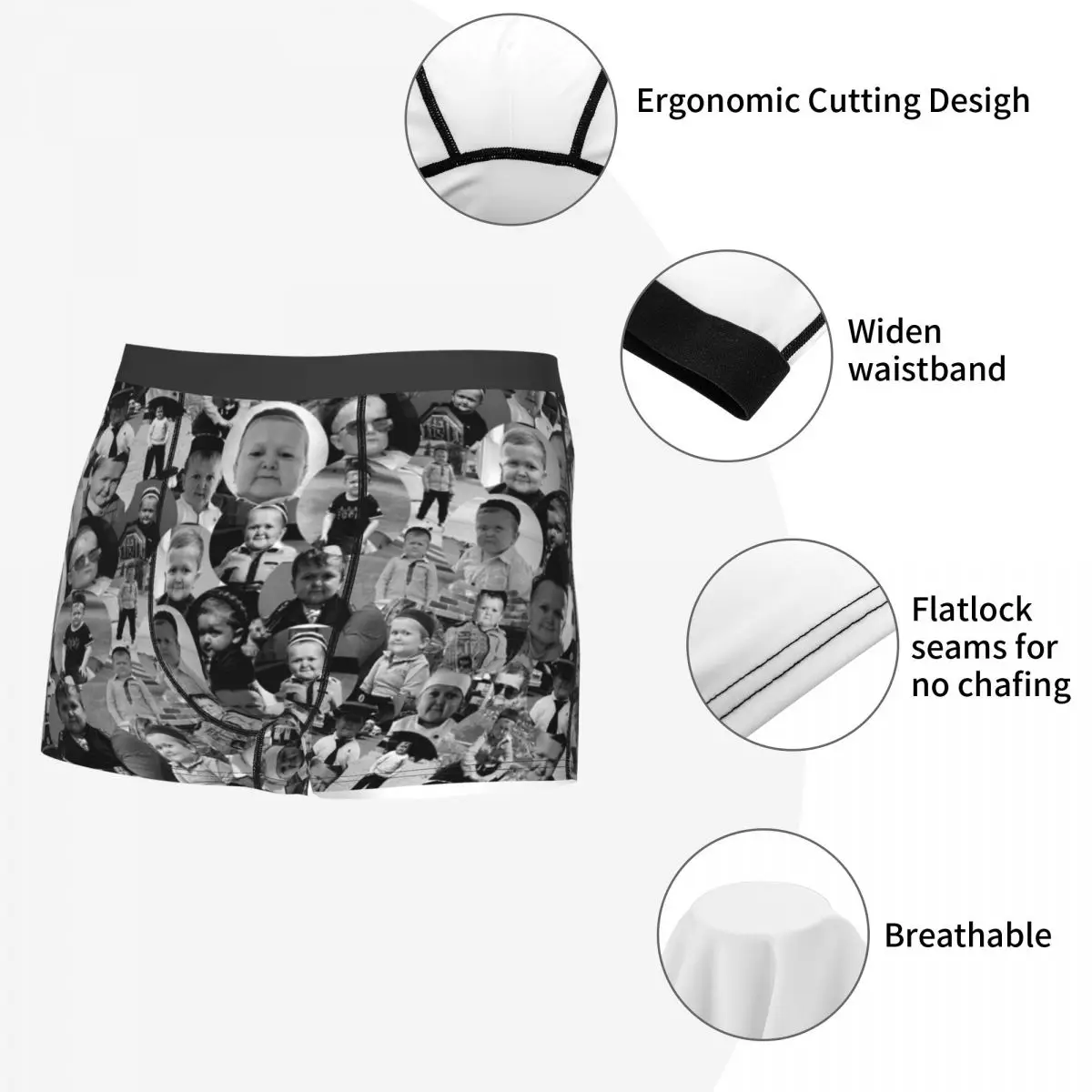 Men Hasbulla Magomedov Boxer Shorts Panties Soft Underwear Funny Mixed Martial Arts Male Printed Underpants