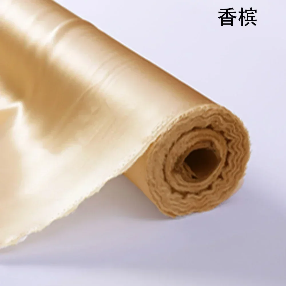 100% Pure Silk Fabric 280CM Width 22 Momme Natural Mulberry Silk Fabric High-quality Plain Crepe Satin