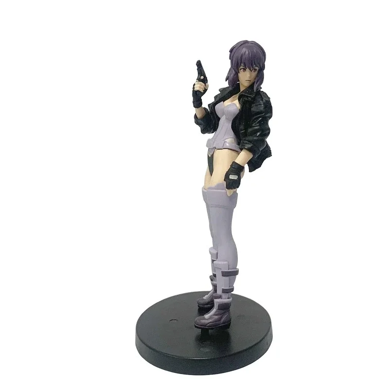 Statuetta Action Figure di Motoko Kusanagi da 18cm, Personaggio di Ghost in the Shell, Ornamento da Scrivania Fatto a Mano