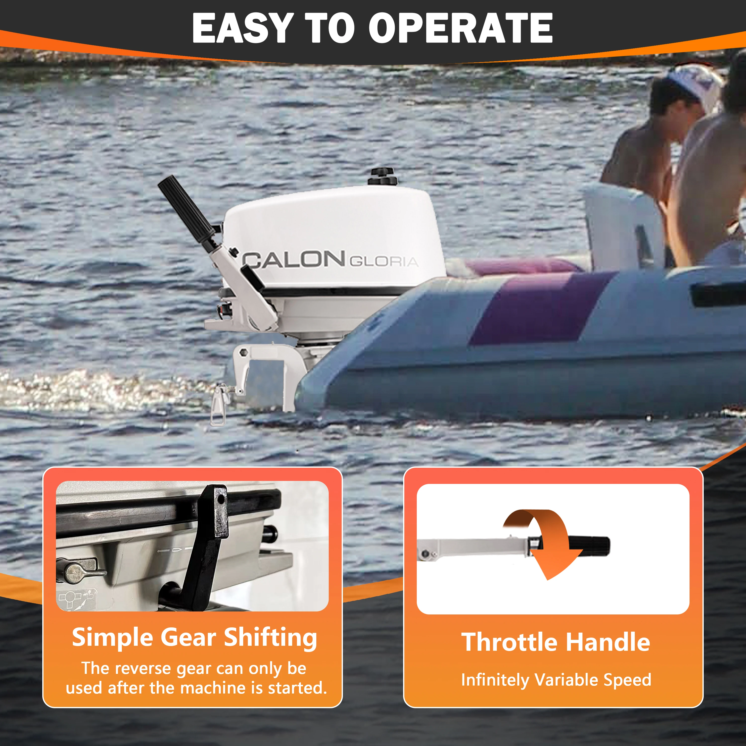 محرك خارجي كالون بقوة 5 حصان ث - مراجعة Fishing Boat Outboard Motor وسعره