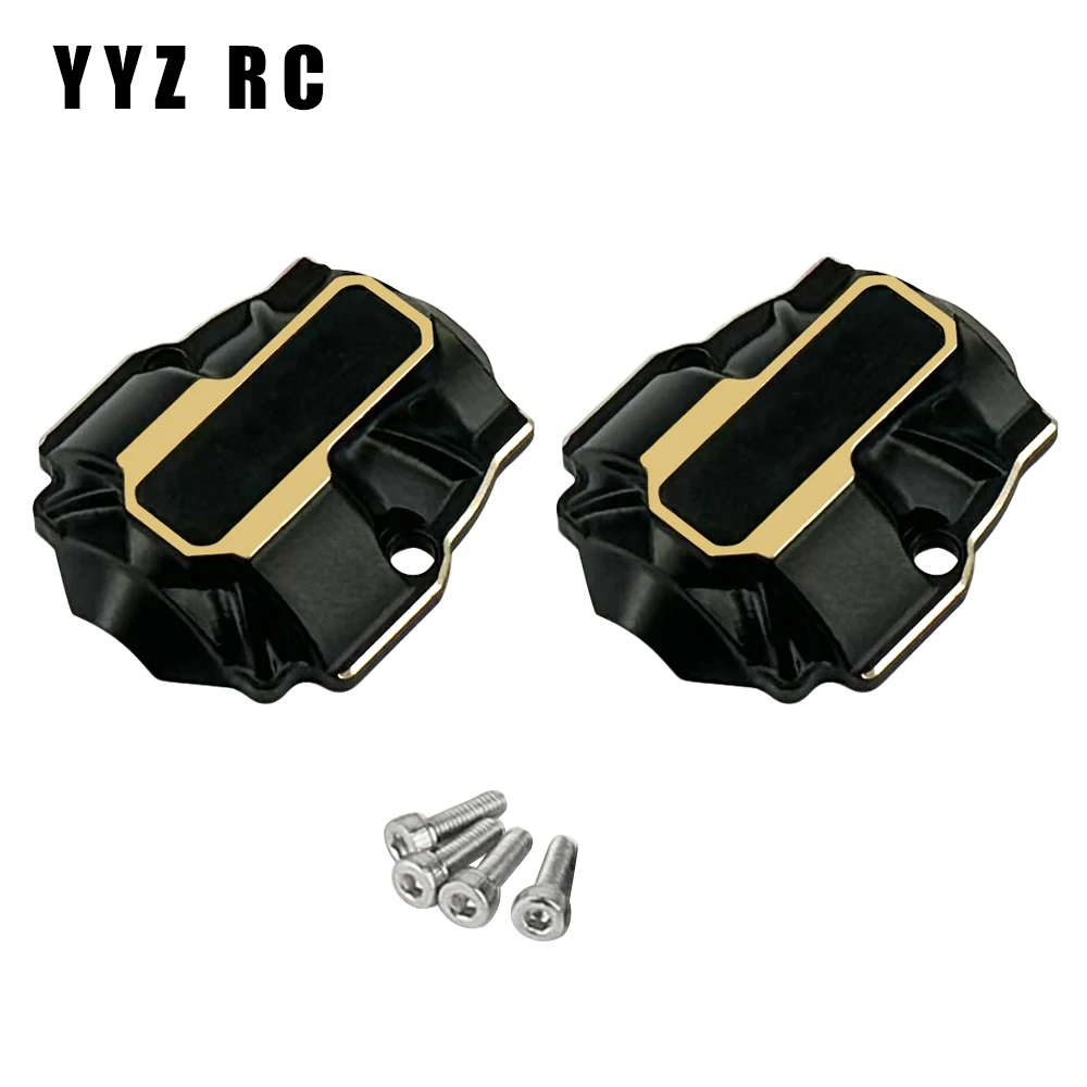 Brass Differential Covers Front and Rear Axle Diff Cover For Redcat Ascent-18 Rc Car Upgrade Parts Crawler Accessories 1/18