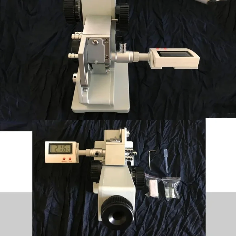 Refractómetro monocromático 2WAJ Abbe refractómetro Digital de azúcar equipo óptico de laboratorio 1 ud.