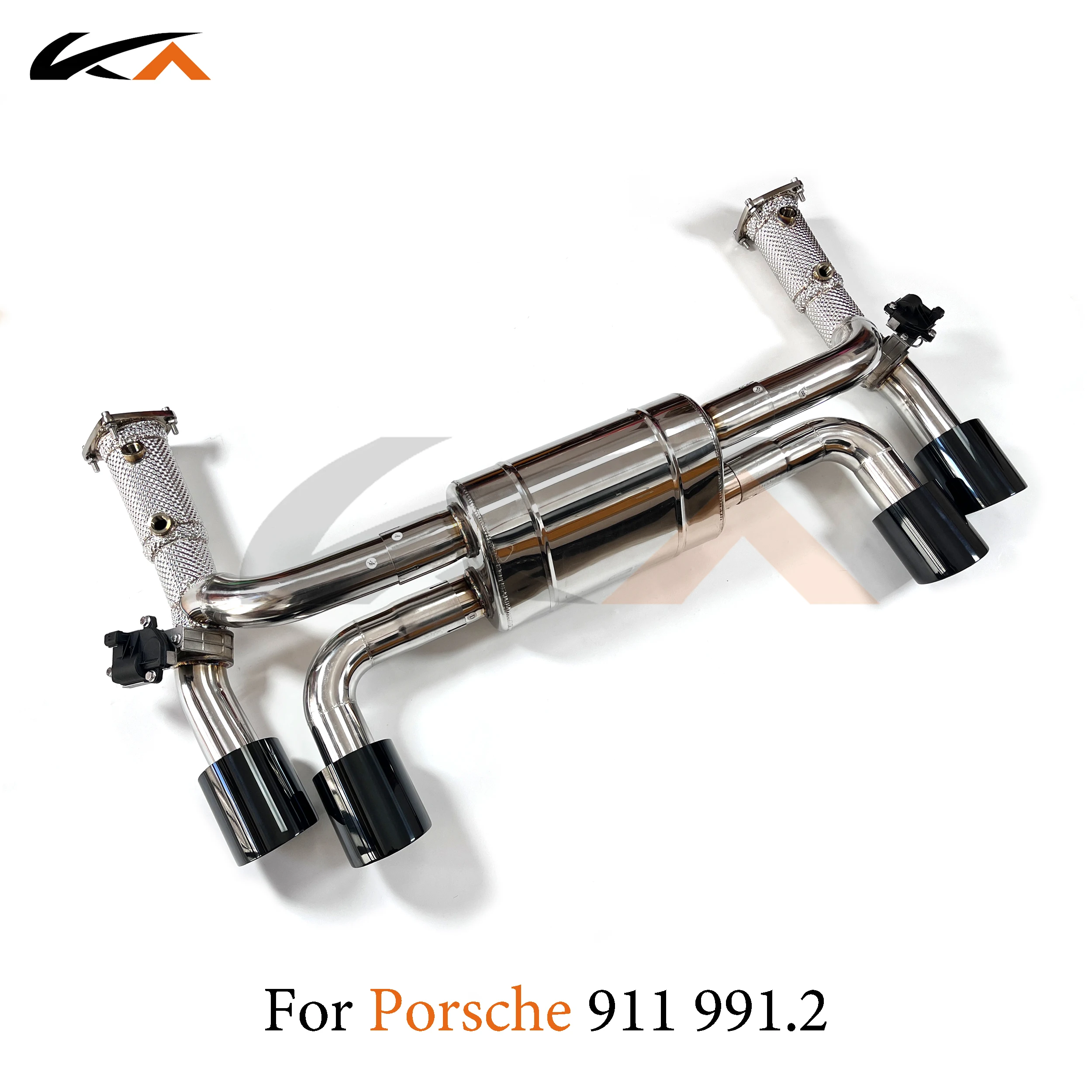 

KA Tuning exhaust system steel catback for porsche 911 carrera 991.1 3.0t rear section performance muffler valve