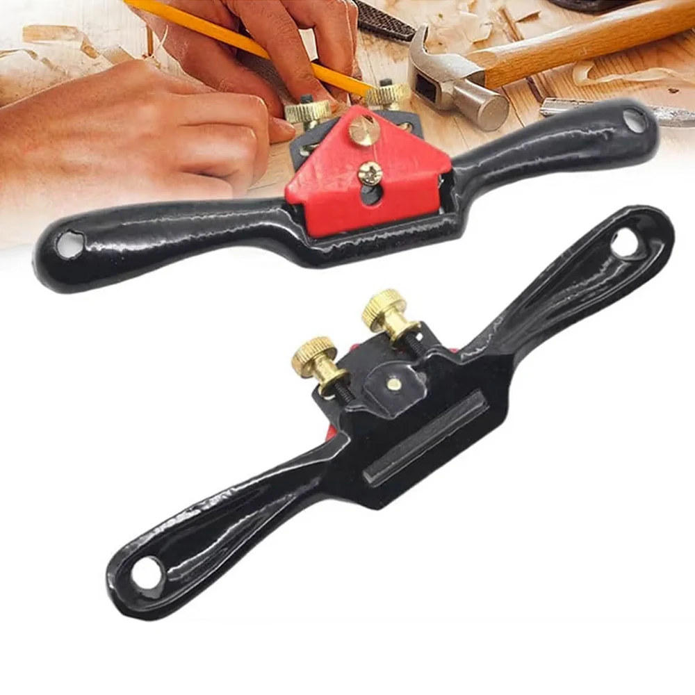 Woodworking Planer Adjustable Spokeshave Woodworking Plane Trimming Tools Hand Cutting Edge Chisel Carpenter Manual Accessories