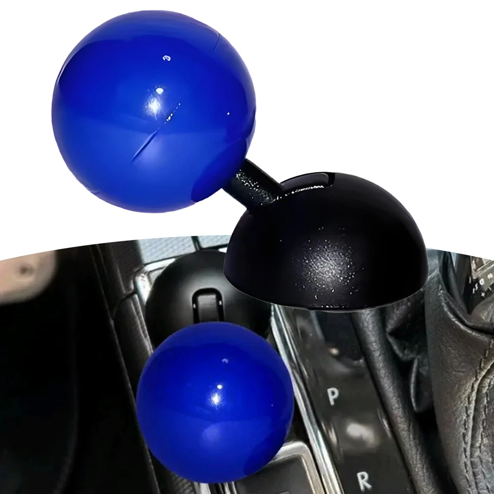 Car Push To Start Button Rocker  Button Engine Start Stop Lever Ball Joystick Plastic Blue Car Interior Accessories