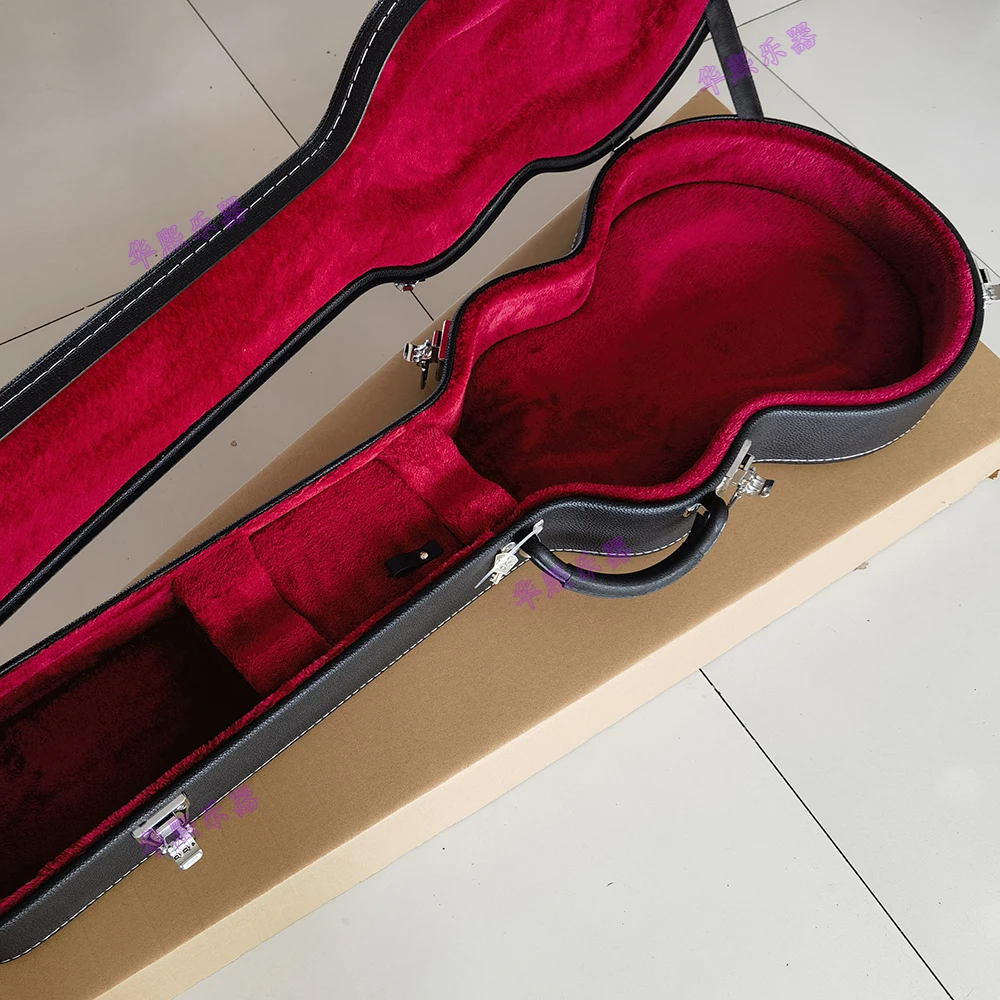 China factory direct sales,high quality guitar case for LP(Les Paul)electric guitar,moisture-proof and shock-proof,with lock