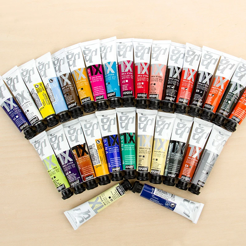 10/20/30Colors/Set High Quality Oil Paint 20ML Tube Faster Drying Creamy Texture for Artists Students Beginners School Supplies