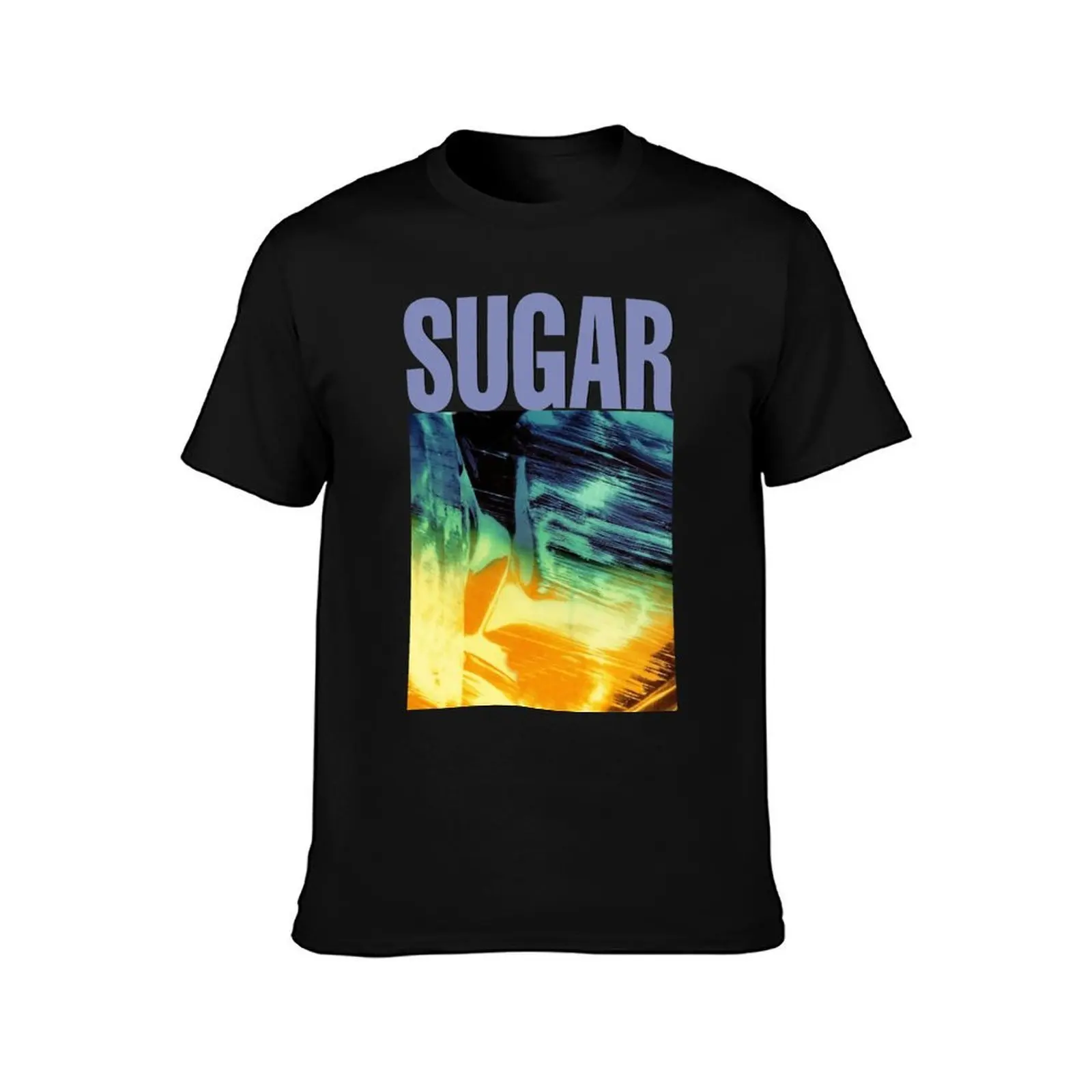 Sugar Copper Blue For Fans T-Shirt, Summer Casual Cotton Tee, Oversized Streetwear Tops, Vintage Graphic Print, Unisex Men Women