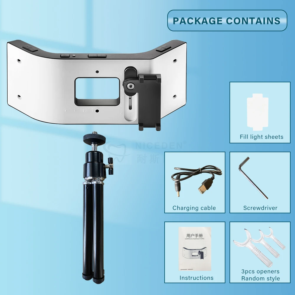 Equipo de tratamiento Dental, lámpara de iluminación Led para cavidad bucal, luz de relleno, luz de fotografía para dentista, 5W