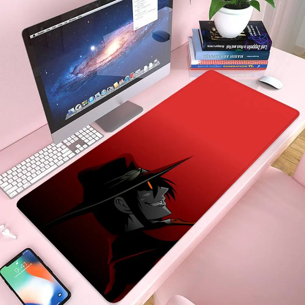 

Коврик для мыши Hellsing Alucard, игровой коврик для мыши 900 × 400, геймерский коврик для мыши Xxl, офисные аксессуары, длинный коврик для клавиатуры, коврик для компьютерного стола