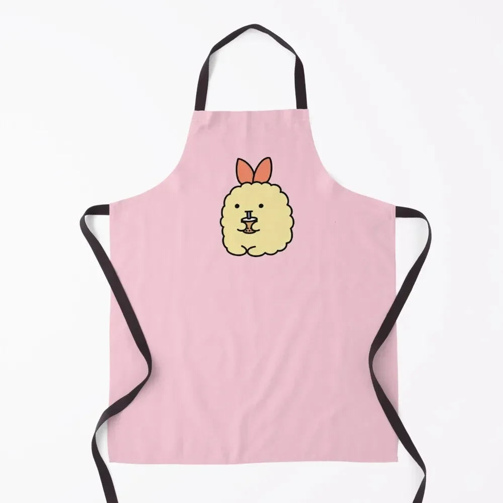 

Ebi Fry Loves Boba Apron For Kitchen Women For Girl Chef Uniform For Women Apron