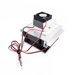 DIY Thermoelectric Refrigeration Cooling System Kit Semiconductor Cooler Conduction Module + Radiator + Cooling Fan+TEC-12706