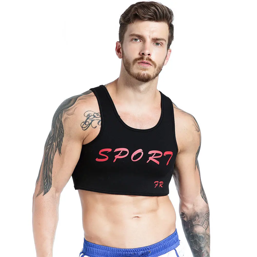 Men Tank Top Bodybuilding Tank Top Men Fitness Singlet Sleeveless Shirt Printed Neoprene Muscle Vest Undershirt