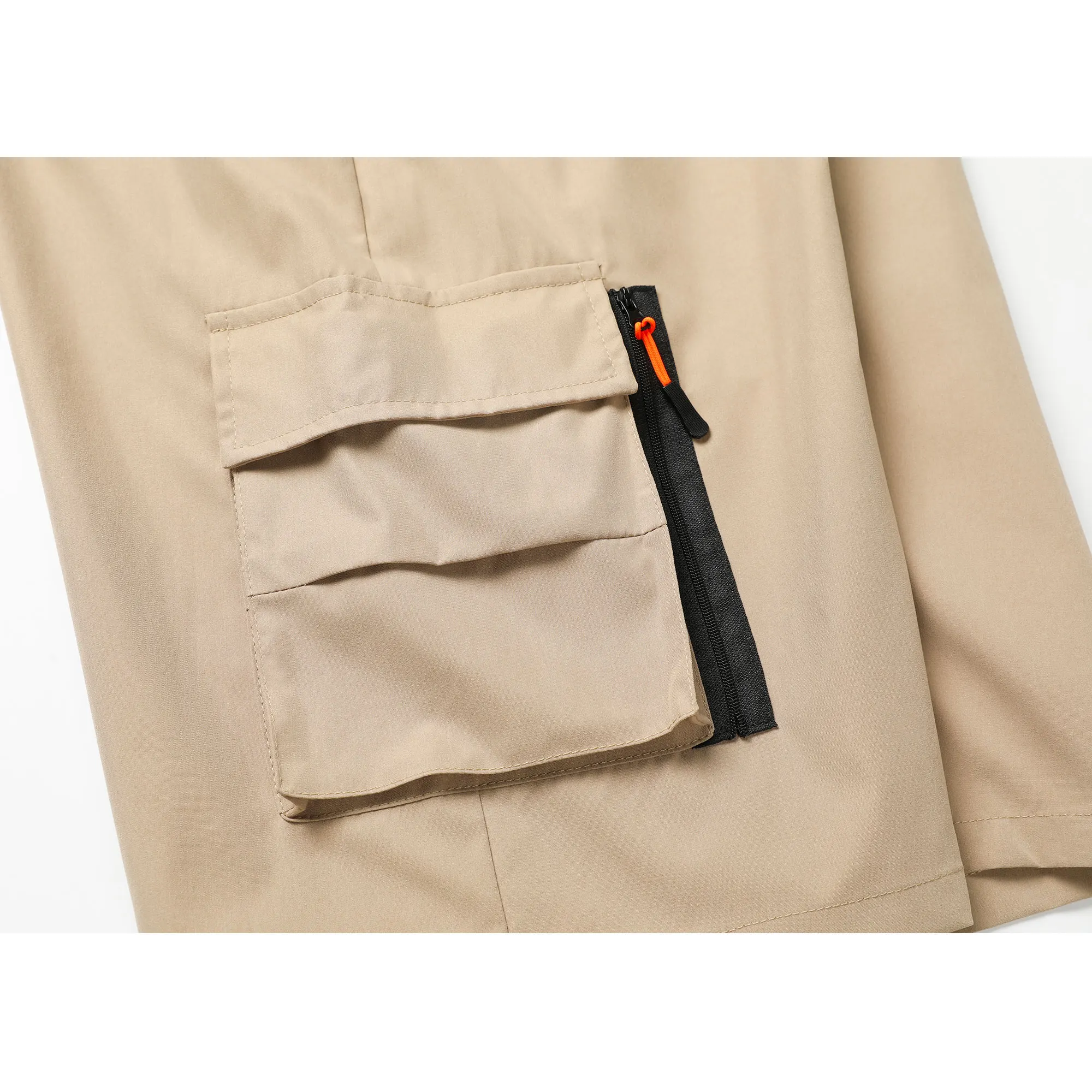 Taktische Herren-Shorts mit elastischem Bund, Arbeitshose, Outdoor-Freizeithose, Sport- und Strandhose, Sommer-Arbeitsshorts – Detail 10