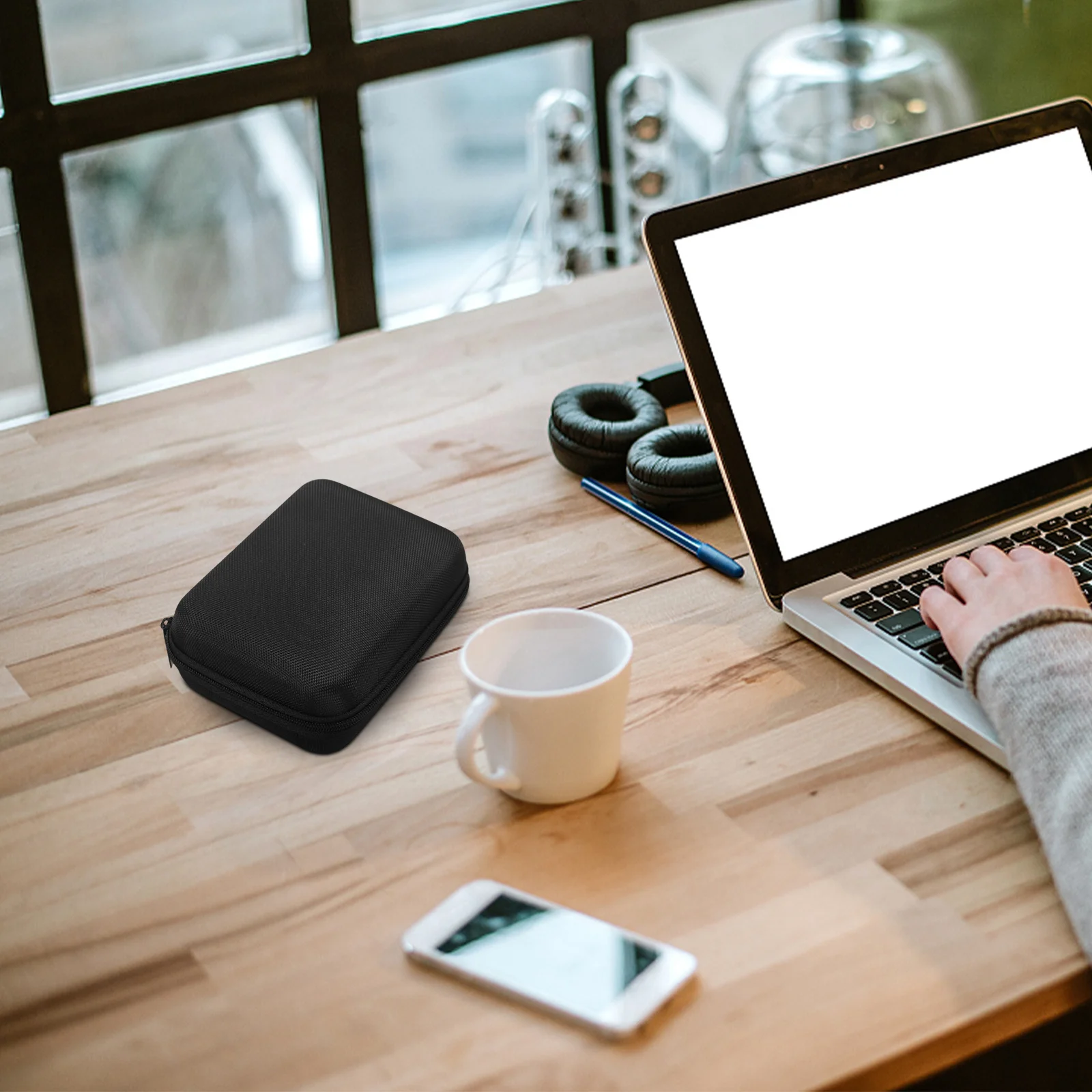 

Portable Electronic Storage Bag Oxford Cloth Earphone Organizer Travel Accessories Cable Pouch Compact Organizer Case