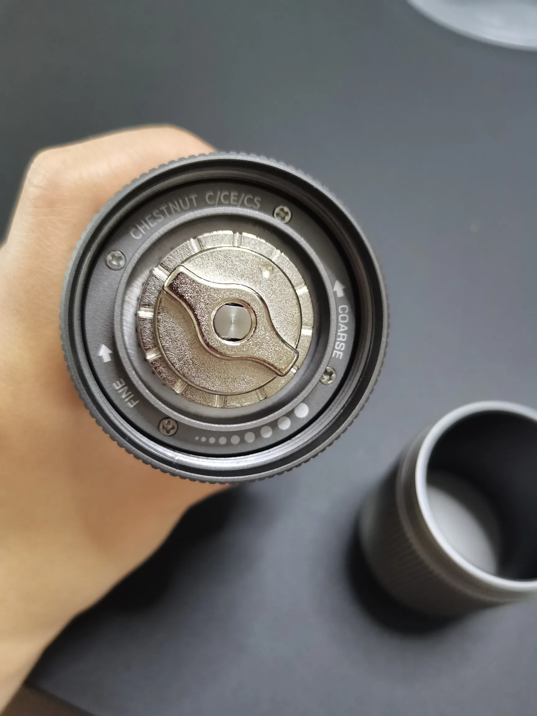 Hand Manual Grinder Grind Machine Mill With Double Bearing Positioning Chestnut C2 Upgrade Portable Coffee Grinder