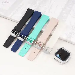 18mm Silicone Watch Strap For Casio F91W F84 F105 F108 A158 A168 AE1200 A1300 Black Soft Resin Watch Band Bracelet Accessories