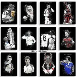 Abstract Art Graffiti World Famous Football Star Posters Canvas Painting and Prints Wall Art Modern Picture for Room Home Decor
