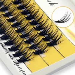 20/30D Mink Eyelashes Natural Eyelash bunches 1 box/60 bundle 3D Russian individual Eyelash Cluster Makeup Tool Lashes Wholesale