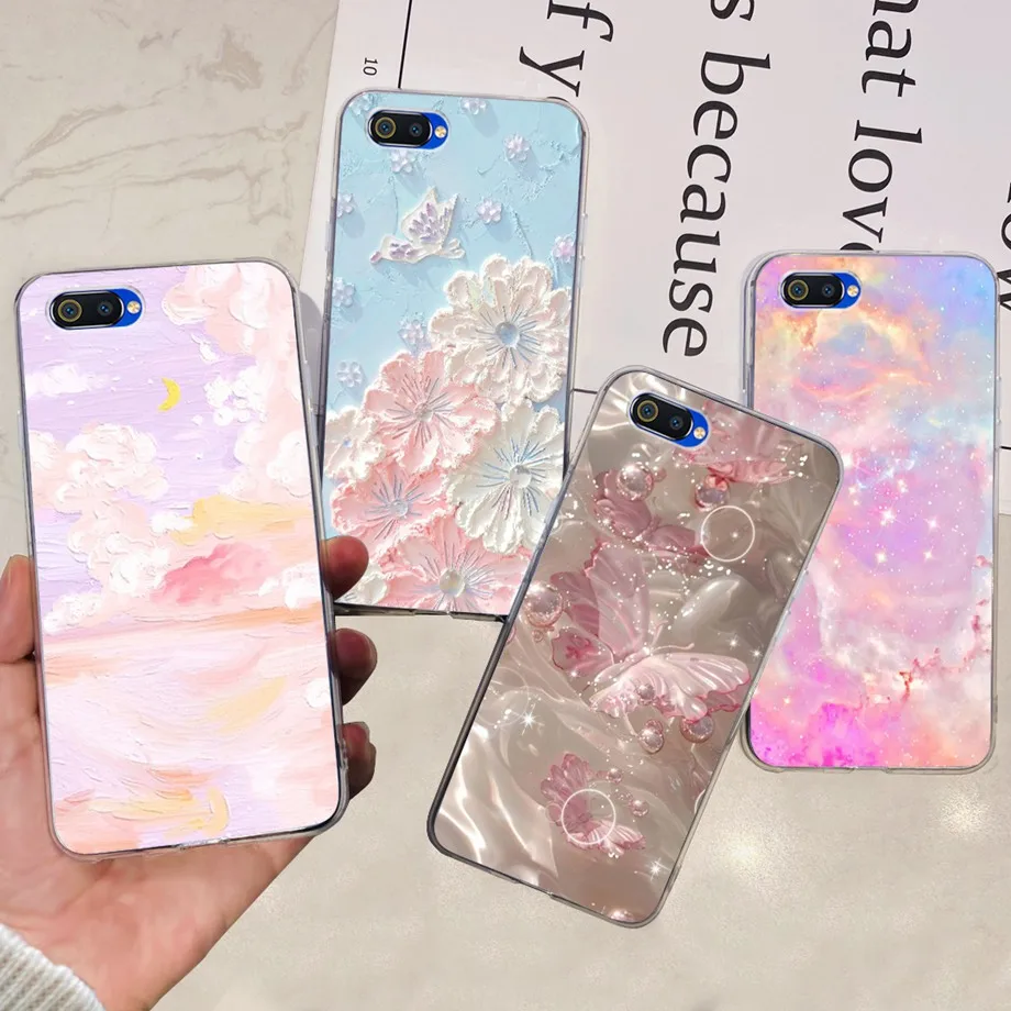 For OPPO A1K Case Oppo A3s Back Cover Soft Silicon TPU Transparent Capa For OppoA1K CPH1923 Oppo CPH1803 Bumper Coque Fundas
